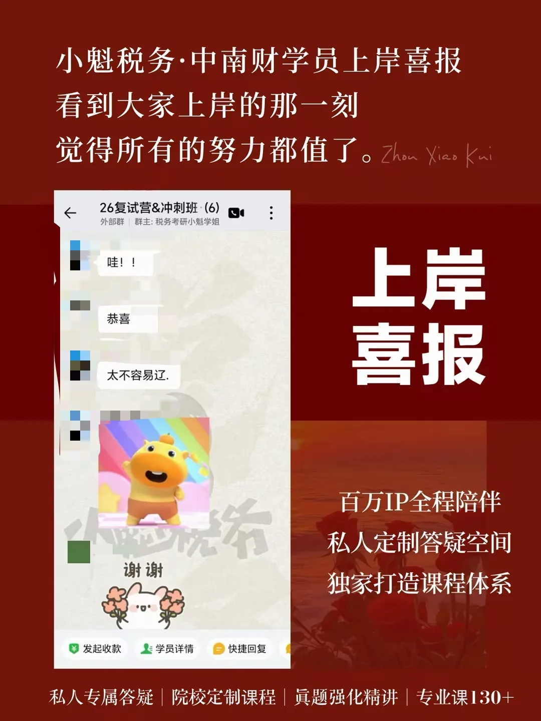 学员上岸反馈十
